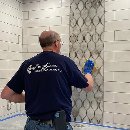 TileInstall-Block Tile installation | Battle Creek Tile & Mosaic