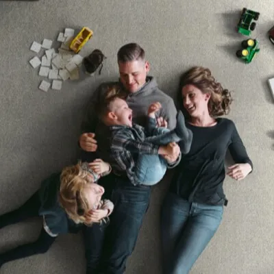 after-carpet-install Happy Family | Battle Creek Tile & Mosaic
