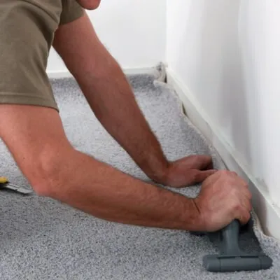 during-carpet-install Carpet installation | Battle Creek Tile & Mosaic